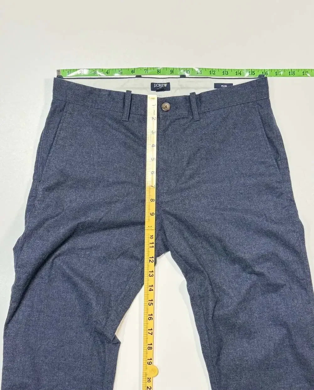 J. Crew Mens Flex Slim Fit Pants Size 30x32 Blue Chinos Preppy Ivy League Workwe